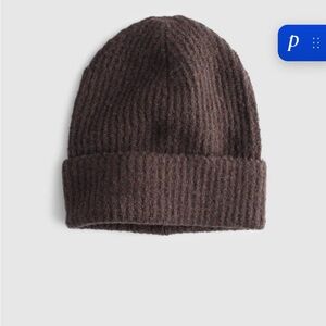 Marked-Knit Beanie in Brown Molasses from Madewell - brand new